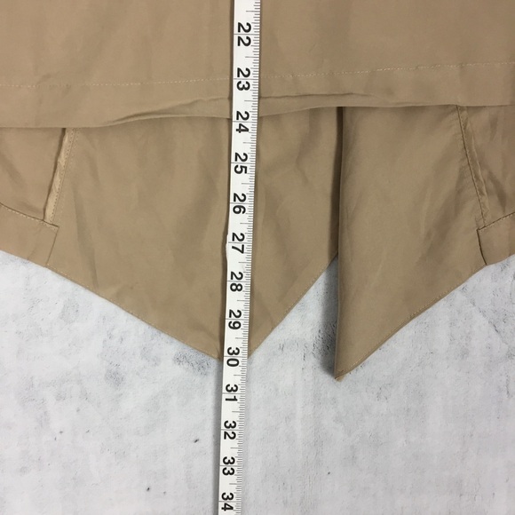 Chico's Modal Blend Waterfall Front Cardigan Sz 3 / XL Tan Long Sleeve Wrap Top - Picture 9 of 11